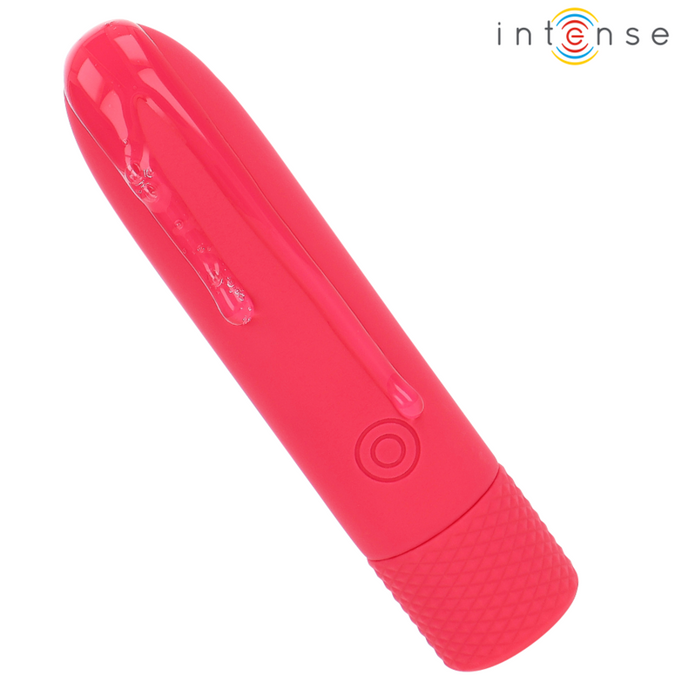 Intense – Symone USB-oplaadbare trillende bullet met 8 vibraties Rood 10 x 2,2 cm