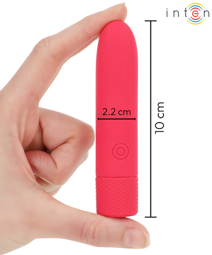 INTENSE - SYMONE USB RECHARGEABLE VIBRATING BULLET 8 VIBRATIONS RED 10 X 2.2 CM INTENSE - SYMONE USB RECHARGEABLE VIBRATING BULLET 8 VIBRATIONS RED 10 X 2.2 CM