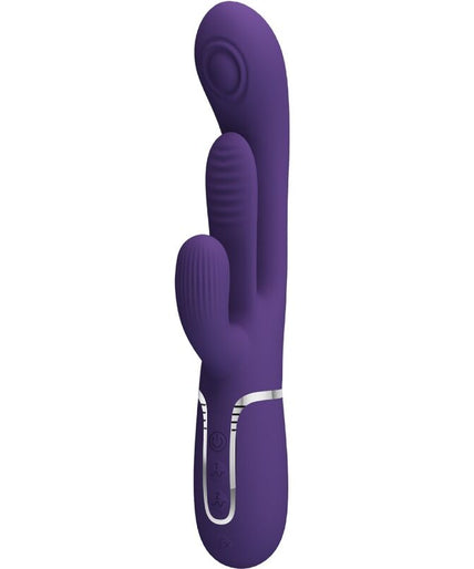 PRETTY LOVE - SHANIA TRIPLE RABBIT VIBRATOR MULTIFUNCTION PURPLE PRETTY LOVE - SHANIA TRIPLE RABBIT VIBRATOR MULTIFUNCTION PURPLE