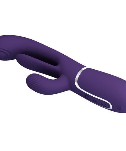 PRETTY LOVE - SHANIA TRIPLE RABBIT VIBRATOR MULTIFUNCTION PURPLE PRETTY LOVE - SHANIA TRIPLE RABBIT VIBRATOR MULTIFUNCTION PURPLE