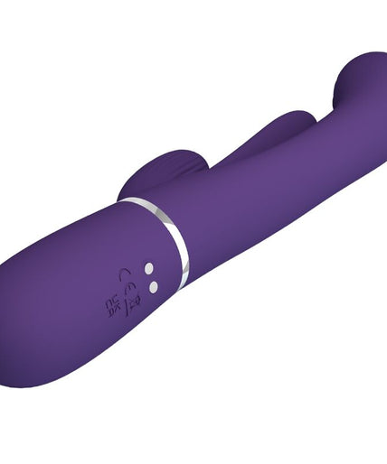 PRETTY LOVE - SHANIA TRIPLE RABBIT VIBRATOR MULTIFUNCTION PURPLE PRETTY LOVE - SHANIA TRIPLE RABBIT VIBRATOR MULTIFUNCTION PURPLE