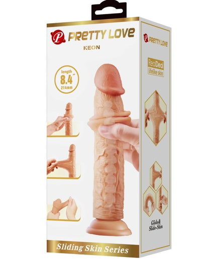PRETTY LOVE - KEON REALISTIC DILDO 21 CM FLESH PRETTY LOVE - KEON REALISTIC DILDO 21 CM FLESH