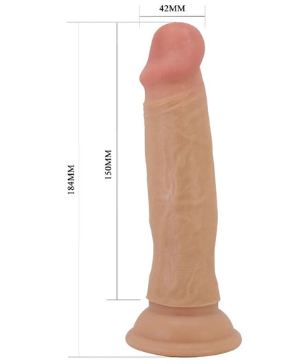 PRETTY LOVE - QUENTIN REALISTIC DILDO 18 CM FLESH PRETTY LOVE - QUENTIN REALISTIC DILDO 18 CM FLESH