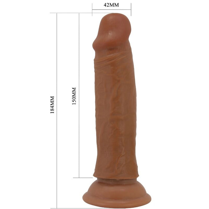 PRETTY LOVE - QUENTIN REALISTISCHE DILDO 18 CM BRUIN