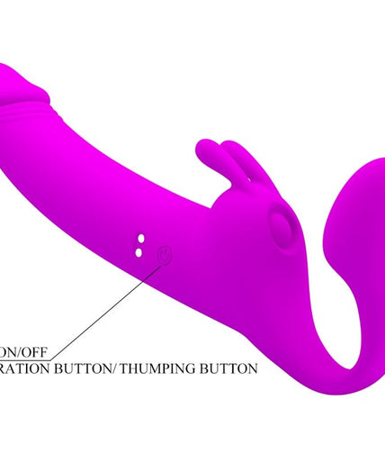 Pretty Love – Zanini Strapless Strap – On 10 Vibrations Purple Pretty Love – Zanini Strapless Strap – On 10 Vibrations Purple