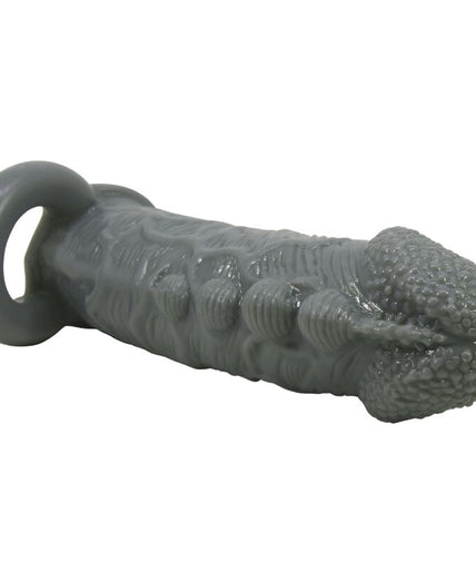 PRETTY LOVE - REALISTIC PENIS ENLARGER AND DELAY SLEEVE GREY PRETTY LOVE - REALISTIC PENIS ENLARGER AND DELAY SLEEVE GREY