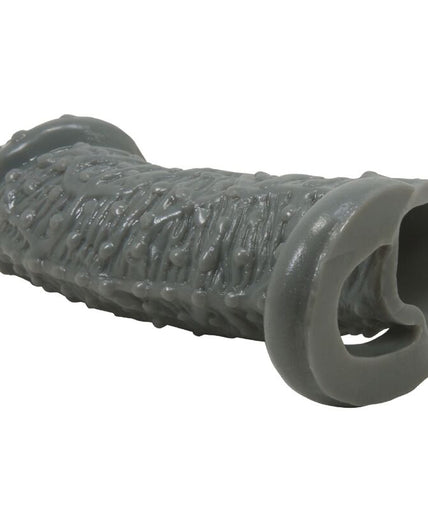 PRETTY LOVE - REALISTIC PENIS ENLARGER AND DELAY SLEEVE MODEL 2 GREY PRETTY LOVE - REALISTIC PENIS ENLARGER AND DELAY SLEEVE MODEL 2 GREY
