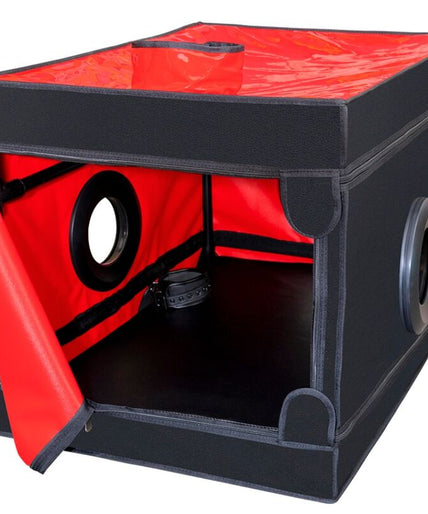 SECRET DOME - KINK CLUB LA NICHE CABIN BLACK & RED SECRET DOME - KINK CLUB LA NICHE CABIN BLACK & RED