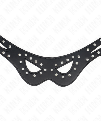 KINK - SEXY LEATHERETTE MASK MODEL 2 27 x 13 CM KINK - SEXY LEATHERETTE MASK MODEL 2 27 x 13 CM