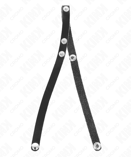 KINK - LEATHER PENIS RING WITH PRESSURE CLOSURE 39 X 1 CM KINK - LEATHER PENIS RING WITH PRESSURE CLOSURE 39 X 1 CM