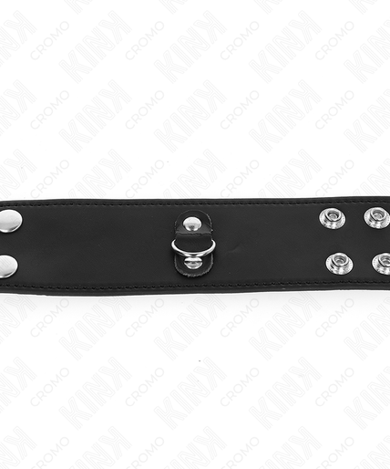 KINK - LEATHER PENIS RING WITH PRESSURE CLOSURE 18 X 5 CM KINK - LEATHER PENIS RING WITH PRESSURE CLOSURE 18 X 5 CM