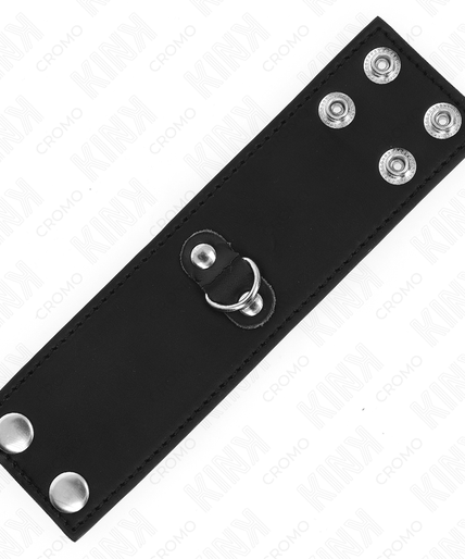 KINK - LEATHER PENIS RING WITH PRESSURE CLOSURE 18 X 5 CM KINK - LEATHER PENIS RING WITH PRESSURE CLOSURE 18 X 5 CM