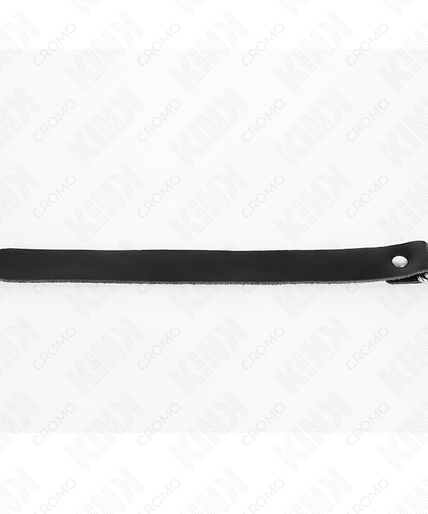 KINK - LEATHER PENIS RING WITH PRESSURE CLOSURE 22 X 2 CM KINK - LEATHER PENIS RING WITH PRESSURE CLOSURE 22 X 2 CM