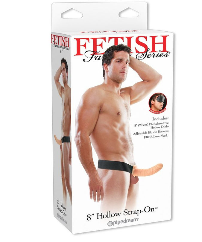 FETISH FANTASY SERIES - 19 CM HOLLOW STRAP-ON NATURAL