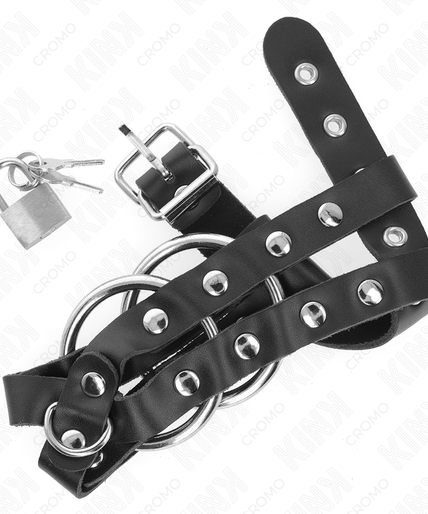 KINK - ADJUSTABLE PENIS CAGE WITH LOCK KINK - ADJUSTABLE PENIS CAGE WITH LOCK
