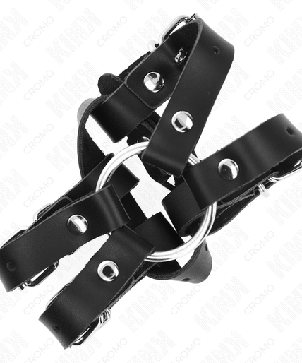 KINK - PENIS RING WITH MULTIPLE ADJUSTABLE STRAPS KINK - PENIS RING WITH MULTIPLE ADJUSTABLE STRAPS