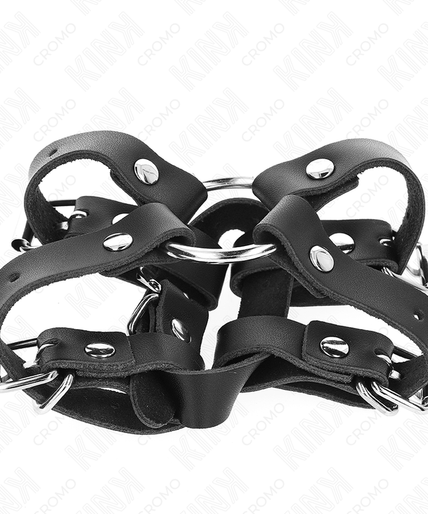KINK - PENIS RING WITH MULTIPLE ADJUSTABLE STRAPS KINK - PENIS RING WITH MULTIPLE ADJUSTABLE STRAPS
