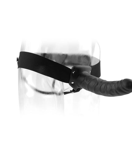 FETISH FANTASY SERIES - 19 CM HOLLOW STRAP-ON BLACK FETISH FANTASY SERIES - 19 CM HOLLOW STRAP-ON BLACK