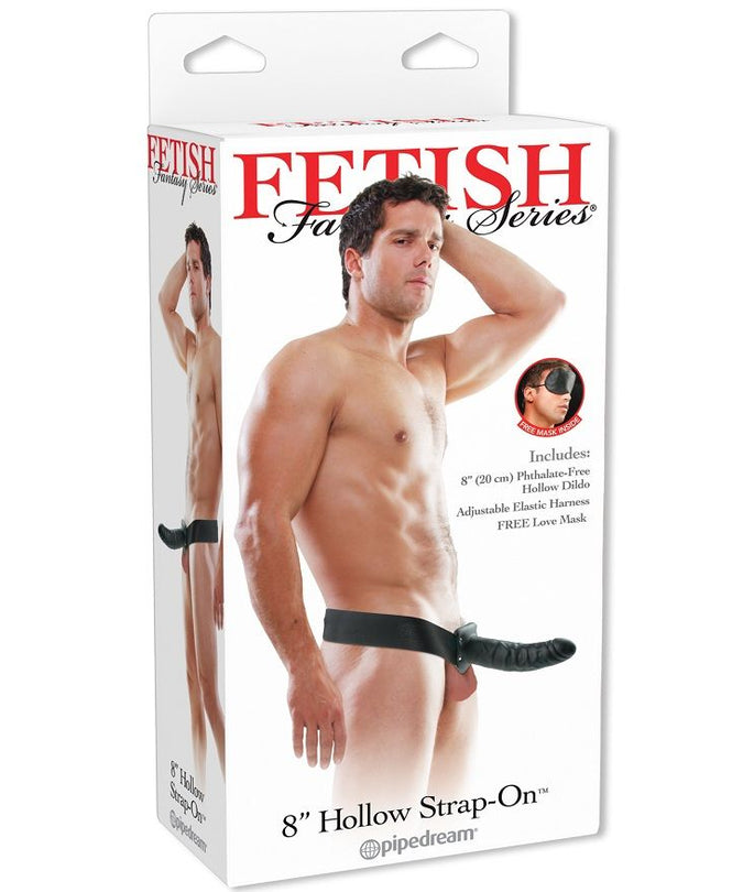 FETISH FANTASY SERIES - 19 CM HOLLOW STRAP-ON BLACK