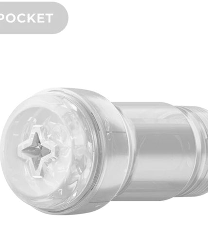 KIIROO - FEEL POCKET STROKER CRYSTAL BY KIIROO TRANSPARENT KIIROO - FEEL POCKET STROKER CRYSTAL BY KIIROO TRANSPARENT