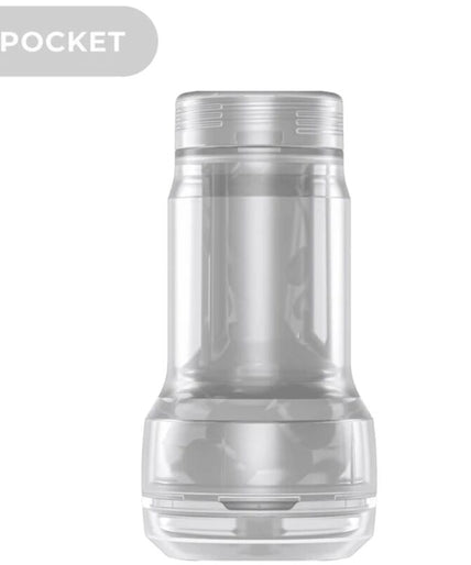 KIIROO - FEEL POCKET STROKER CRYSTAL BY KIIROO TRANSPARENT KIIROO - FEEL POCKET STROKER CRYSTAL BY KIIROO TRANSPARENT