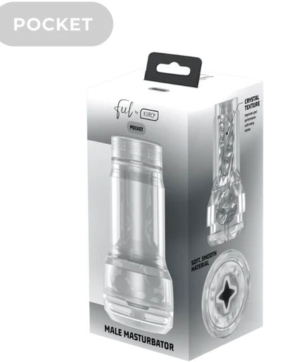 KIIROO - FEEL POCKET STROKER CRYSTAL BY KIIROO TRANSPARENT KIIROO - FEEL POCKET STROKER CRYSTAL BY KIIROO TRANSPARENT