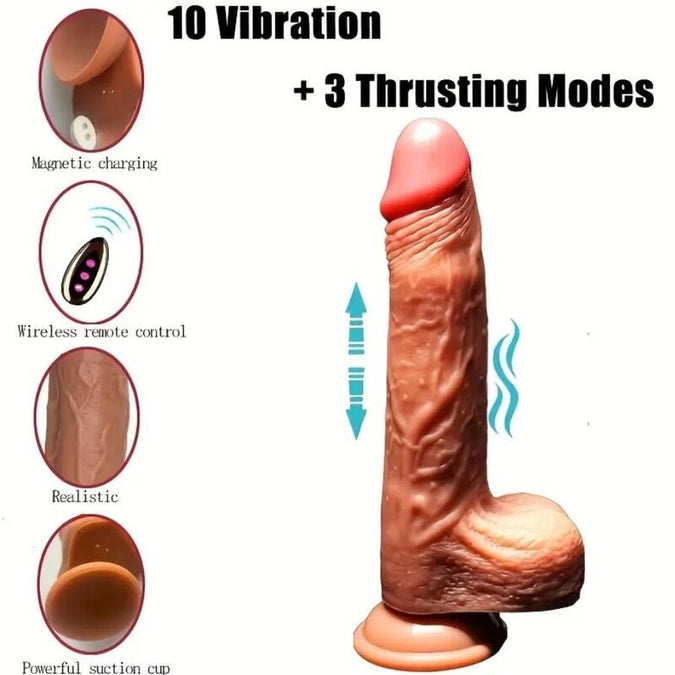 Armony – Wiederaufladbarer realistischer Vibrations-Dildo