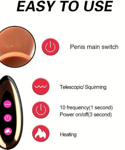 Armony – Rechargeable Vibrating Realistic Dildo Armony – Rechargeable Vibrating Realistic Dildo
