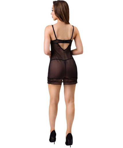 LIVCO CORSETTI FASHION - TIANA LC 20208 CHEMISE + THONG BLACK L/XL LIVCO CORSETTI FASHION - TIANA LC 20208 CHEMISE + THONG BLACK L/XL