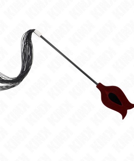 KINK - ROSE SHAPE SILICONE TASSEL WHIP 45 CM KINK - ROSE SHAPE SILICONE TASSEL WHIP 45 CM