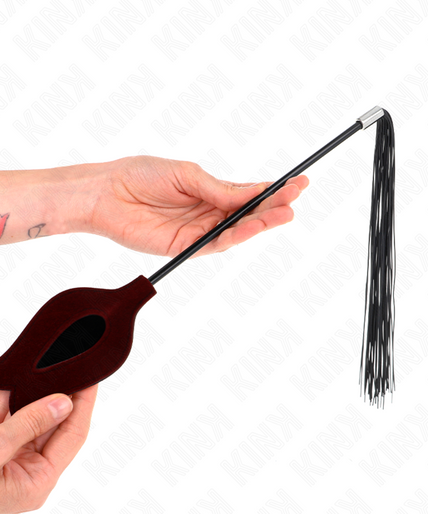 KINK - ROSE SHAPE SILICONE TASSEL WHIP 45 CM KINK - ROSE SHAPE SILICONE TASSEL WHIP 45 CM