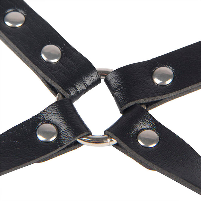 SUBBLIME - 953690 HANDBOEIEN MET BONDAGE RIEM ZWART ÉÉN MAAT