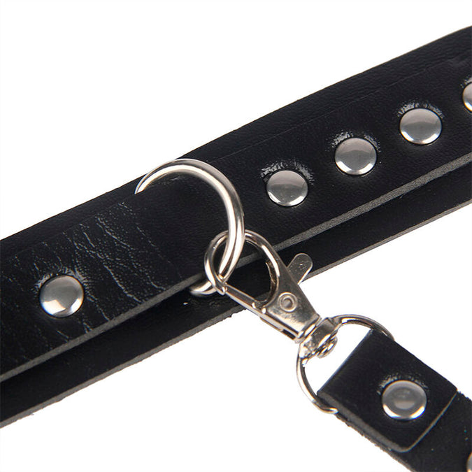 SUBBLIME - 953690 HANDBOEIEN MET BONDAGE RIEM ZWART ÉÉN MAAT