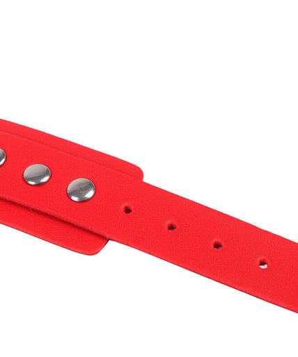 Subblime – 953706 Handboeien met Bondage Riem Rood One Size Subblime – 953706 Handboeien met Bondage Riem Rood One Size
