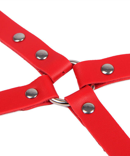 Subblime – 953706 Handboeien met Bondage Riem Rood One Size Subblime – 953706 Handboeien met Bondage Riem Rood One Size