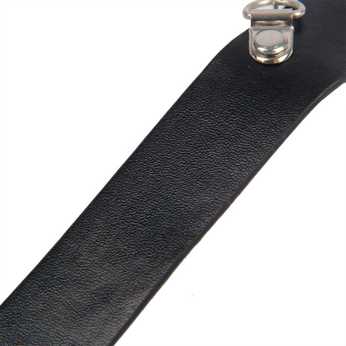 SUBBLIME - 953720 BONDAGE LEREN STRAP BORSTKLEMMEN ZWART ÉÉN MAAT