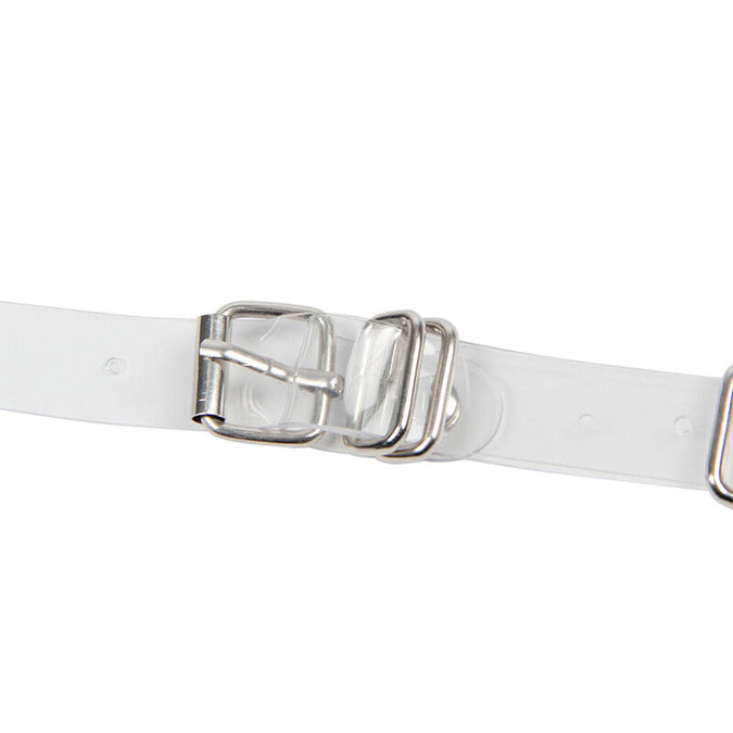 Subblime – 953737 Chest Harness With Rings And Chains Silver One Size