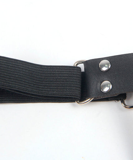 SUBBLIME - 953744 ADJUSTABLE LEATHER PUNK GARTER BLACK ONE SIZE SUBBLIME - 953744 ADJUSTABLE LEATHER PUNK GARTER BLACK ONE SIZE