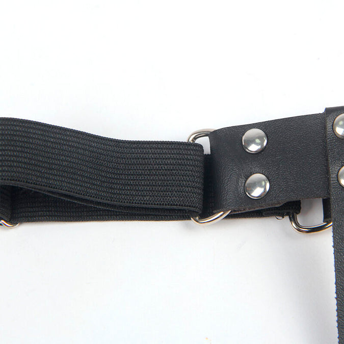 Subblime – 953744 Adjustable Leather Punk Garter Black One Size