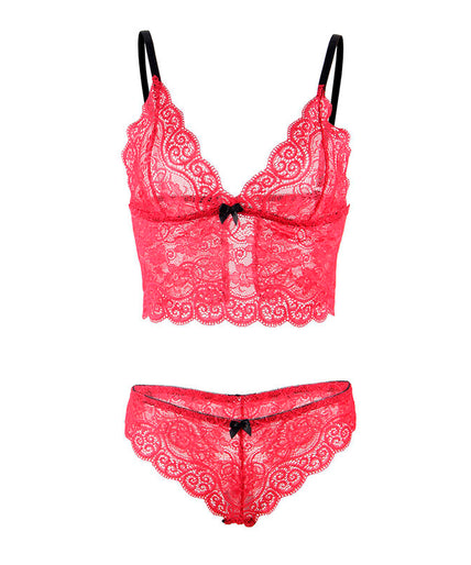 SUBBLIME - 953904 SILK AND LACE NIGHTGOWN + PANTIES RED L/XL SUBBLIME - 953904 SILK AND LACE NIGHTGOWN + PANTIES RED L/XL