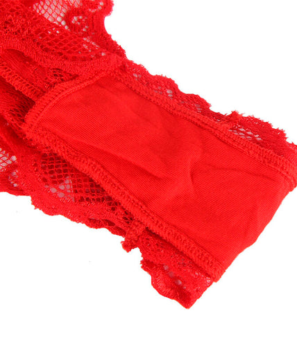 SUBBLIME - 953980 SEXY BODY WITH RUFFLES + BELT RED L/XL SUBBLIME - 953980 SEXY BODY WITH RUFFLES + BELT RED L/XL