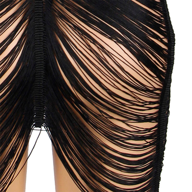 Subblime – 954239 Jurk met bandjes + string Zwart L/xl