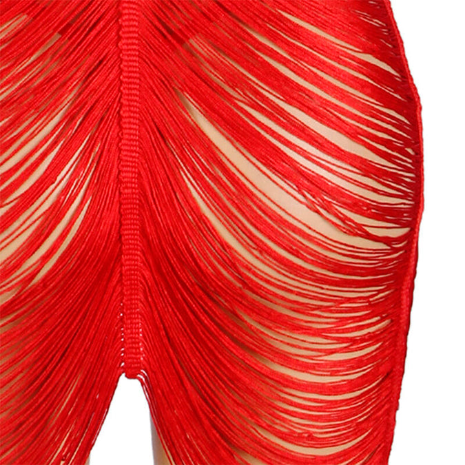 SUBBLIME - 954246 STRAPPY JURK + STRING ROOD S/M