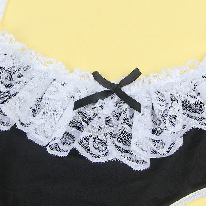 Subblime – 954307 Sexy Maid Costume Black/white S/m