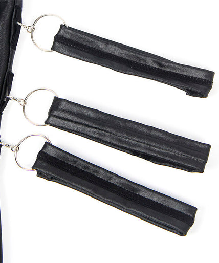 SUBBLIME - 954413 LEREN BONDAGE BODAY ZWART L/XL SUBBLIME - 954413 LEREN BONDAGE BODAY ZWART L/XL