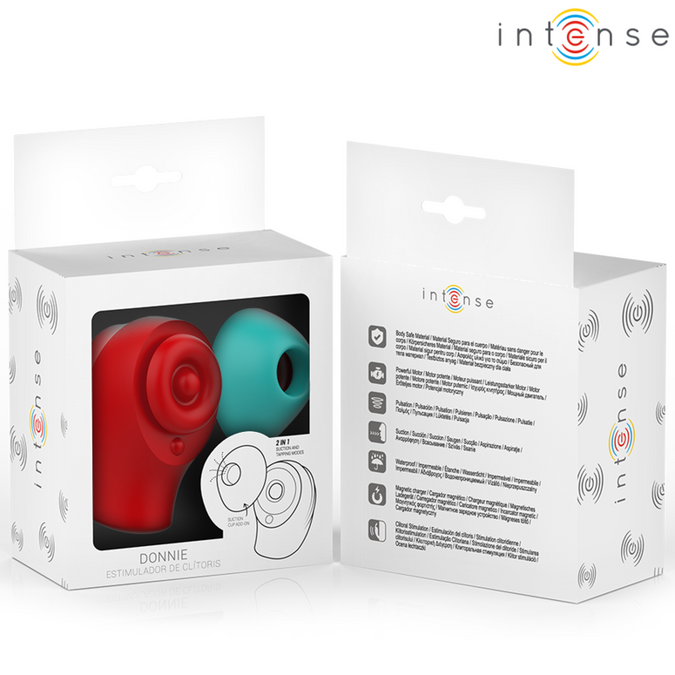 Intense – Donnie Clitoral Stimulator Red/green