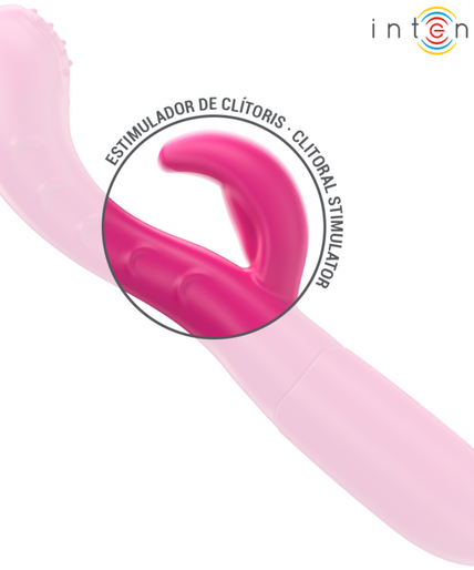 INTENSE - AMARA VIBRATOR WITH STIMULATING TONGUE 10 VIBRATIONS PINK INTENSE - AMARA VIBRATOR WITH STIMULATING TONGUE 10 VIBRATIONS PINK