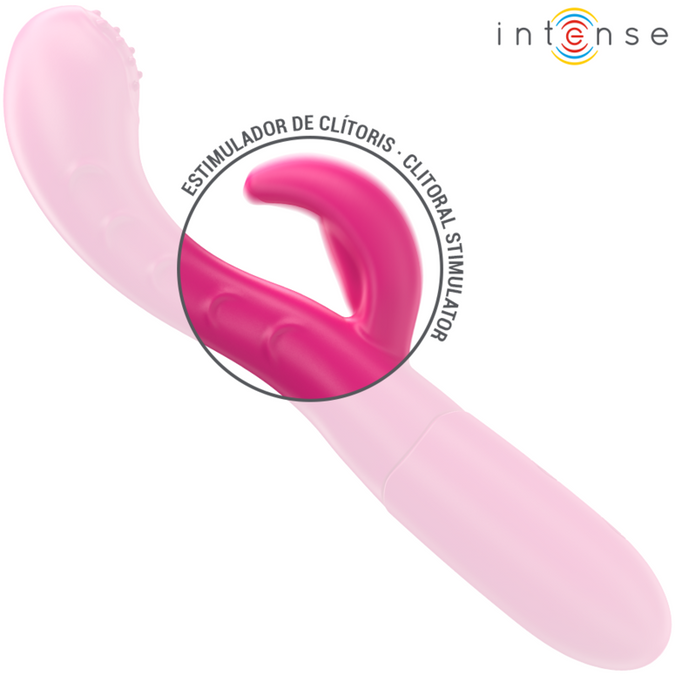 INTENSE - AMARA VIBRATOR MET STIMULERENDE TONGE 10 TRILLINGEN ROZE