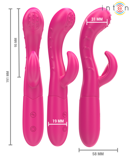 INTENSE - AMARA VIBRATOR WITH STIMULATING TONGUE 10 VIBRATIONS PINK INTENSE - AMARA VIBRATOR WITH STIMULATING TONGUE 10 VIBRATIONS PINK