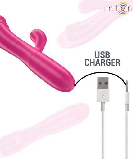Intense – Ivy Flexibele Vibrator 10 Vibraties Met Stimulerende Tong Roze Intense – Ivy Flexibele Vibrator 10 Vibraties Met Stimulerende Tong Roze